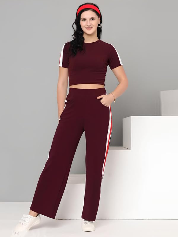 Image of DTR FASHION Women's Active Wear Stretchable Tracksuit | Yoga Wear Suit Set | Casual Wear Tracksuit