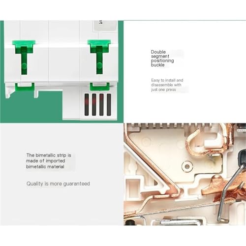 Disjoncteur différentiel LBE5-63A 1P+N 50A pour protection fuite électrique domestique