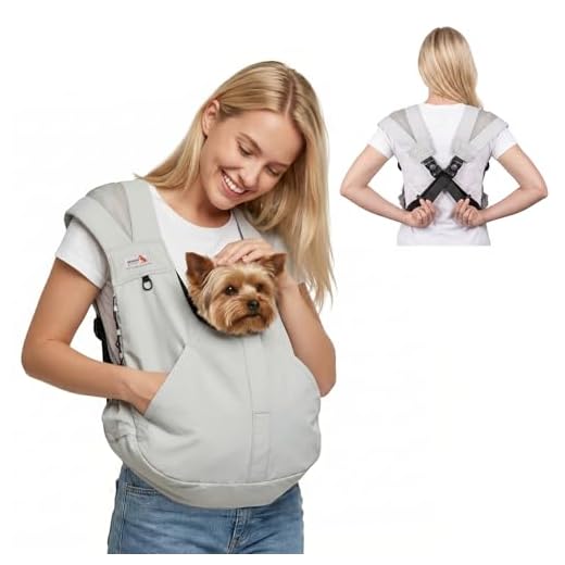 Hands-Free Dog Sling Carrier for Small Pets