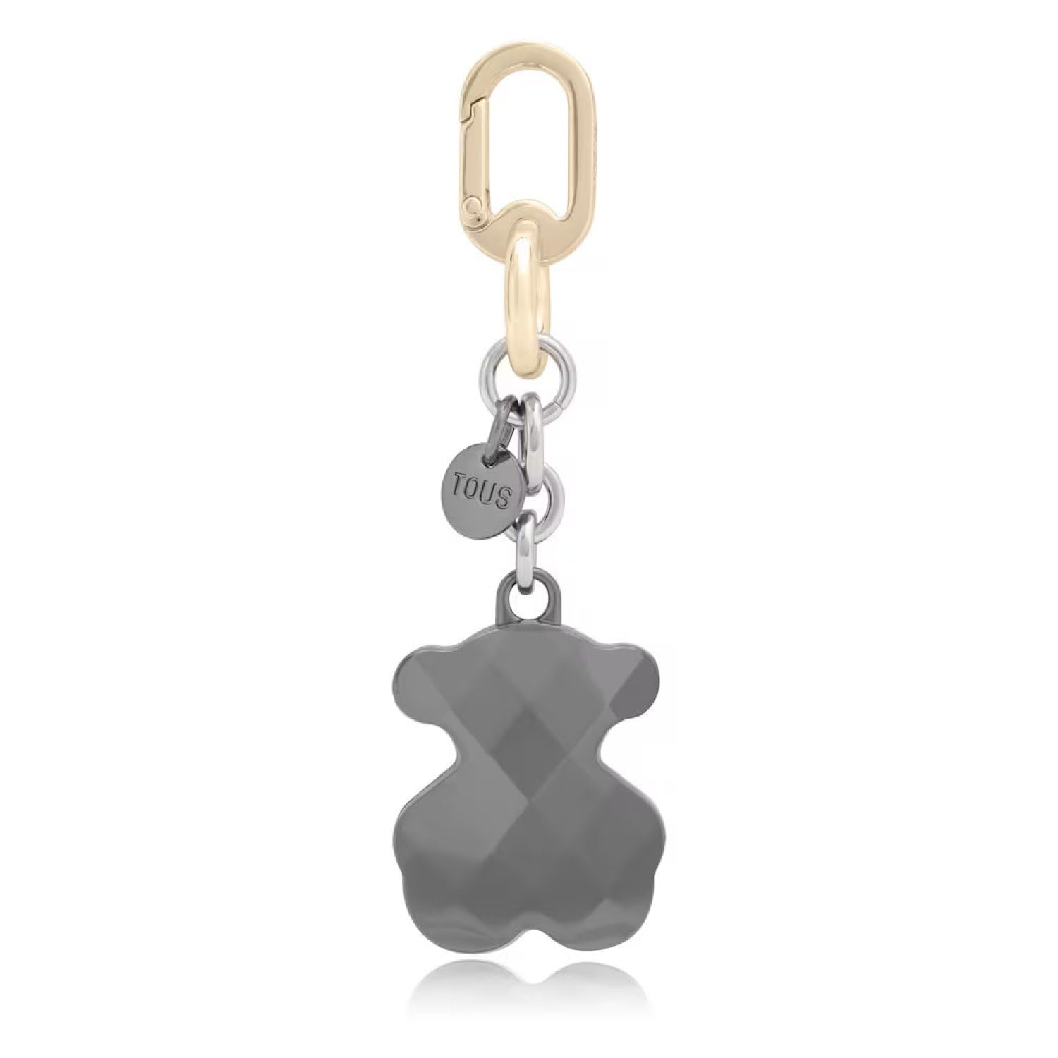 TOUS Schlüsselanhänger Bär, Ketten-Design mit Charm, Schwarz