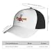 Cricket Sports Logo Baseball Cap for Men Women Trucker Hats Low Profile Dad Hats Adjustable Breathable Caps Fashion Bowed Brim Baseball Caps Black