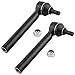 WEDOAUTO 2Pcs Suspension Front Outer Tie Rods End Links Left Driver & Right Passenger Fit For Nissan Murano 2005 2006 2007 SE/SL/S Sport Utility 4-Door 3.5L V6 Replace# 48520CB025 D8520CB025 ES800046