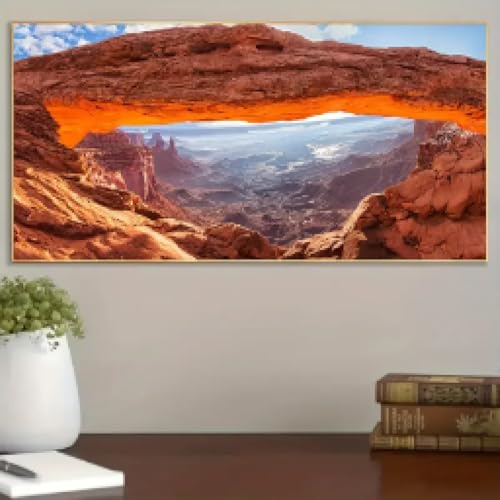 Affiches sur toile grand format 60x120 cm paysage naturel de montagne sans cadre