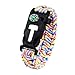 YzoTek Bracelet de Sport Camouflage Paracord - Bracelet de Survie 5 en 1 avec Outils d'urgence Multiples Boussole, Silex, Grattoir, Sifflet pour La Chasse et La Pêche en Pleine Nature