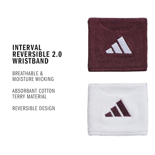 Image of adidas Interval Reversible Wristband