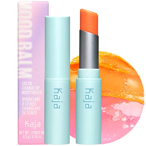 KAJA Mood Balm | Color Changing Lip Moisturizer | 02 First Thing - Orange to Peach | Cruelty-Free, Vegan, Paraben-Free, Sulfate-Free, Phthalates-Free, K-Beauty