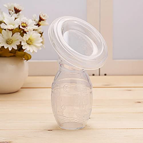 Full Silicone Breast Pump Breast Milk Collector Transparent lid