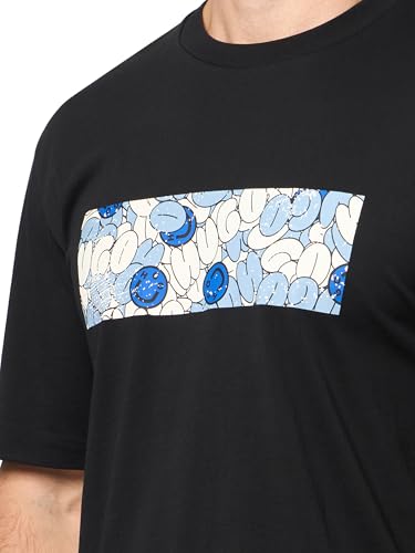 HUGO Men's Printed Banner Logo T-Shirt3