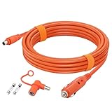 KSK 12V Car Charging Cable Compatible with Jackery Explorer, 6.6ft 14AWG Cigarette Lighter Plug to DC8020 & DC7909 Adapter, Power Cord Compatible with Bluetti, Anker, Goal Zero Portable Power Station