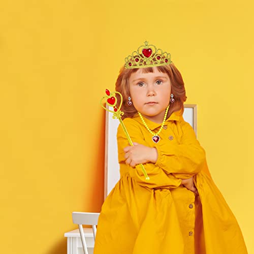 Miss Fantasy CC-001 Princess Dress Up Accessories,Cosplay Accessories For Kids Girls, Princess Dressed Up Crown,Wand,Gloves,Necklace,Earrings,Bracelet Gift Sets thumb #4