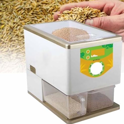 Fresadora de arroz, separador automático de salvado de arroz de 350 W, descascaradora y descascaradora de arroz doméstico, 250-500 g/min para arroz germinal, arroz integral, arroz refinado