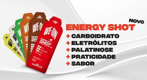 We:On Energy+ Shot Gel - 10 Sachês 35G Peanut Butter - We:On