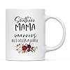 Moederdag keramische koffie thee mok cadeau voor moeder, zuidelijke mama manieren, maar ik cuss een weinig, bloemen…