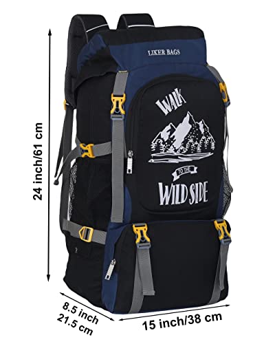 Image of Rucksack Hiking Daypack, Wild Life, for Women, Men, Girls, Camping, Travelling