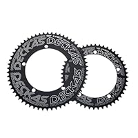 Plateaux pour vélos 144BCD à engrenage fixe anneau de chaîne rond vélo de piste 44T-58T dent 144 bcd spécial roue d'engrenage à vitesse unique roue à chaîne (couleur : 144BCD 46T