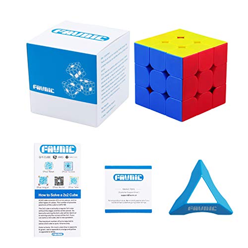 FAVNIC Cubo Magico Stickerless Speed Cube Smooth