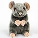 Teddys Rothenburg Kuscheltier Maus/Ratte aufrecht stehend grau 17 cm