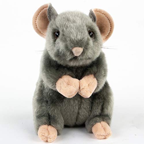 Teddys Rothenburg Kuscheltier Maus/Ratte aufrecht stehend grau 17 cm