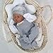CHAREX Realistic Reborn Baby Dolls Black - 18 Inch Real Life Baby Doll African American Real Baby Boy, Lifelike Newborn Baby Doll Poseable Soft Body, Gift Set with Accessories for Kids Aged 3+