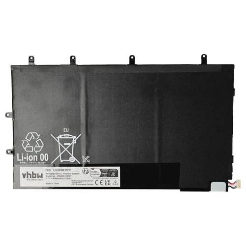 vhbw 1x Batterie Compatible avec Sony Xperia SGP321, SO-03E, Tablet Z, Tablet Z 10.1 Tablette Pad (6000mAh, 3,7V, Li-polymère)