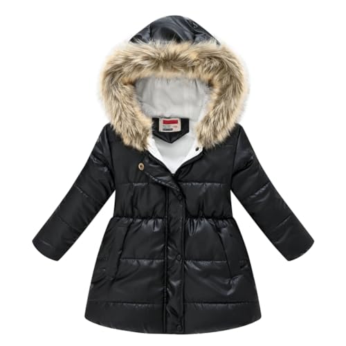 Winter Coats for Girls Hooded Kids 4-10Y Toddler Warm Snow Jacket Long, Girls Snow Coat, Kids Jackets Girls