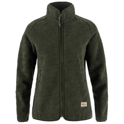 Fjällräven Damen Vardag Pile Fleecejacke, Deep Forest, L
