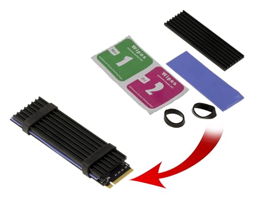 KALEA-INFORMATIQUE Zestaw ochrony termicznej do dysku SSD M2 2280 z podkładką termiczną i chłodnicą