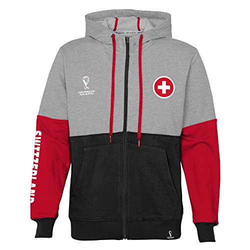 Image of Outerstuff International Soccer mens Fifa World Cup Country Contrast Panel Fleece Hood