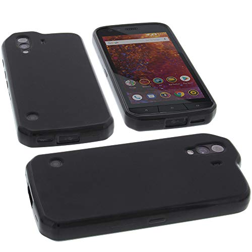 foto-kontor Custodia Compatibile con cellulari Cat S61 Cover in Gomma TPU di Colore Nero