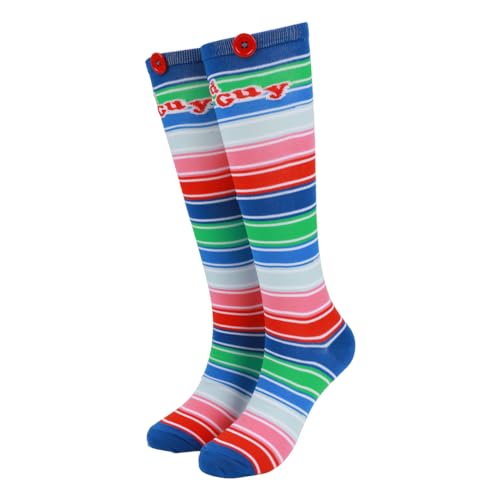 Chucky Chaussettes hautes pour femme : idée cadeau fan d'horreur