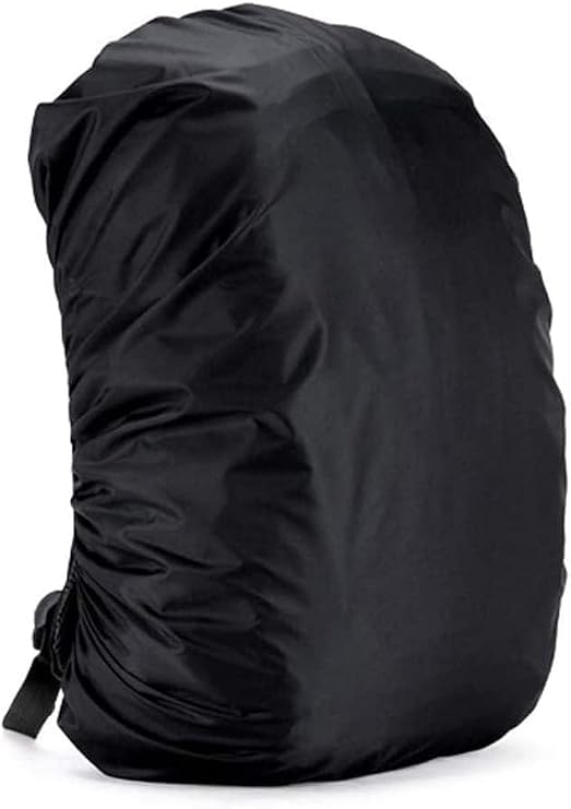 Waterproof Backpack Rain Cover with Storage Pouch 30L-35L Black(Pack of 2)-image-35