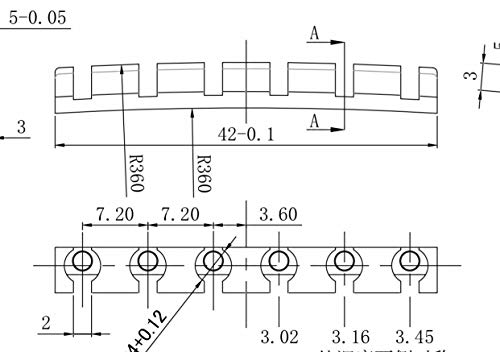 Guyker 42Mm Adjustable Brass Guitar Nut - Height Bell Nuts Replacement Compatible With Strat Tele St Tl Style Electric Guitar #TOP4