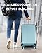 Travelkin Clear Luggage Cover Protectors For Suitcase Transparent TPU Suitcase Cover Protector Fit 18-32 Inch Luggage