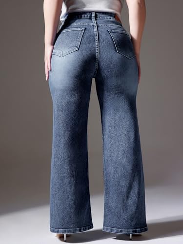 Image of Miss Chase A+ Women's Bootcut High Rise Regular Stretchable Denim Jeans