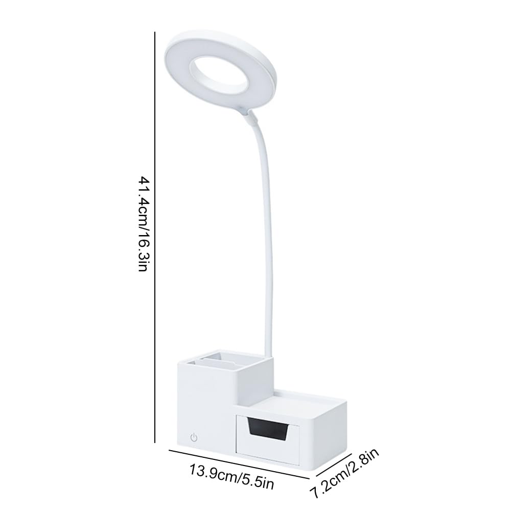 Lampada Da Scrivania Bambina FemKey A LED | Con Forma Coniglio | 5 Luminosità, Ricaricabile - Foto 3