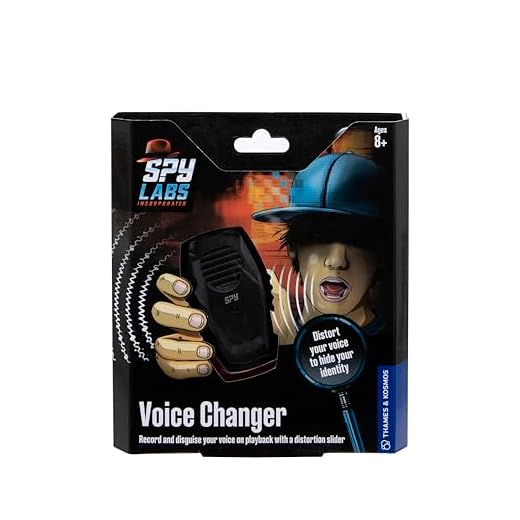 Spy Labs Inc: Voice Changer by Thames & Kosmos | Voice-Distorting Device for Young Investigators | Distortion Slider Offers Numerous Different Ranges | Essential Tool from The Detective Gear Experts