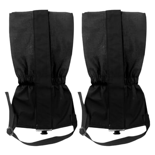 2PCS Ajustables Transpirables Polainas Impermeables Senderismo, 46x 45x45cm Multifuncionales Polainas Impermeables Caza Para Exteriores, Para Travesías Por Montañas Nevadas, Control De Insectos