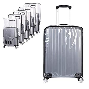 Vicloon Kofferhoesbeschermers, Stofdichte Krasbestendige Trolleyhoes Doorzichtig PVC Bagagebeschermer Waterdicht Geschikt Voor Zakenreizen Reizen School DagelijksGebruik