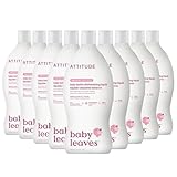 ATTITUDE Baby Dish Soap and Bottle Cleaner, EWG Verified Dishwashing Liquid, No Added Dyes or Fragrances, Tough on Milk Residue and Grease, Vegan, Unscented, 23.7 Fl Oz (Pack of 9)