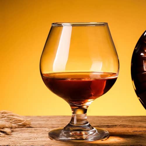 Qappda 16 Oz Brandy Snifter,Clear Short Stemmed Wine Glasses Set Of 12,Premium Crystal Brandy Snifters Brandy Bowl Cognac Glasses For Spirit,Bourbon,Drinking And Tasting #TOP4