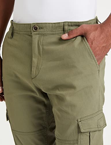 Image of Amazon Brand - Symbol Men's Stretchable Slim Fit Cargo Pants | Chinos | Casual Trousers