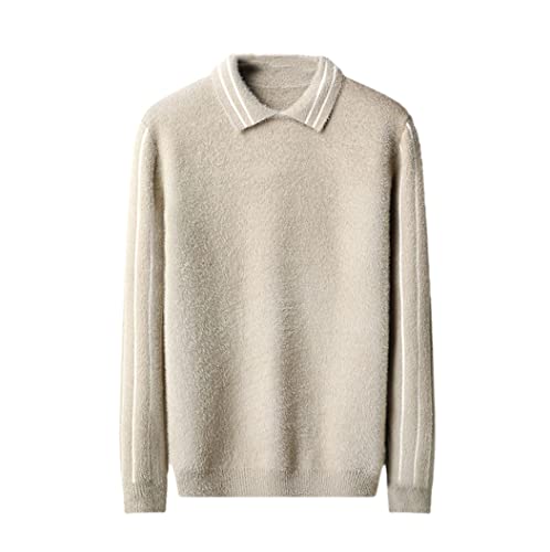 Pull japonais en tricot kaki parfait pour un style décontracté et chaud en automne