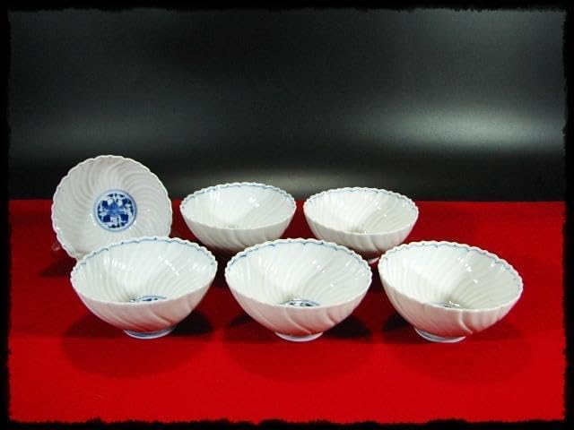 鳳樹軒 高島 文平 染付 稜花 花弁 向付 白磁 茶道具 懐石 器物 d39 鳳樹軒 高島 文平 染付 稜花 花弁 向付 白磁 茶道具 懐石 器物 d39鳳樹