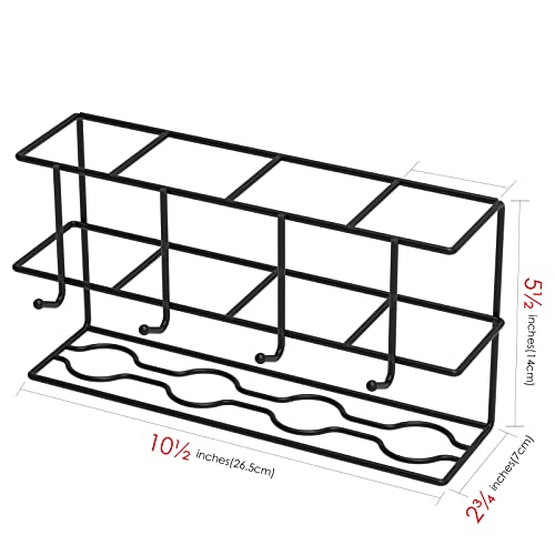 Dodamour Wall Mounted Umbrella Storage Rack, Umbrella Storage Drain Rack, Self Adhesive Household Umbrella Holder (Black) #TOP1