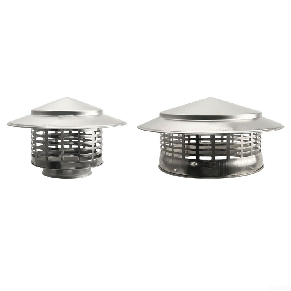 Tapa para chimenea para acero Inoxidable 200mm Lluvia Tapa para(200MM)