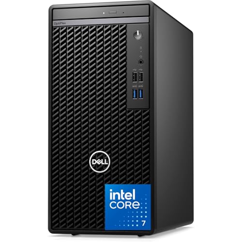 Dell Optiplex 7010 Tower Business Desktop, Intel i7-12700K Processor (up to 5.0 GHz), Intel UHD 770 Graphics, 32GB RAM, 1TB PCIe SSD, DVD-RW, DP Port, HDMI, Wi-Fi + Bluetooth, Windows 11 Pro