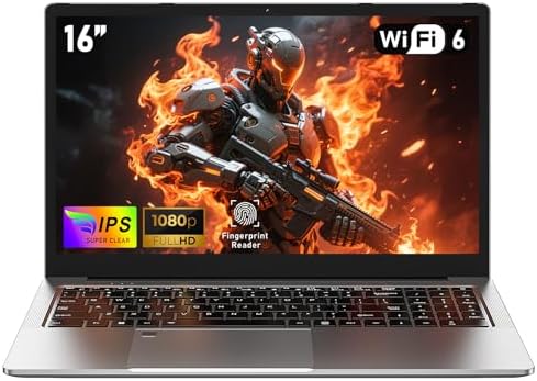 16 Pulgadas Ordenador Portatil Gaming R7 5825U Procesador (2.0 to...