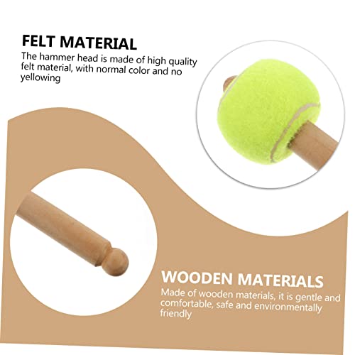 Baquetas de percusión de madera para instrumentos miniatura 5