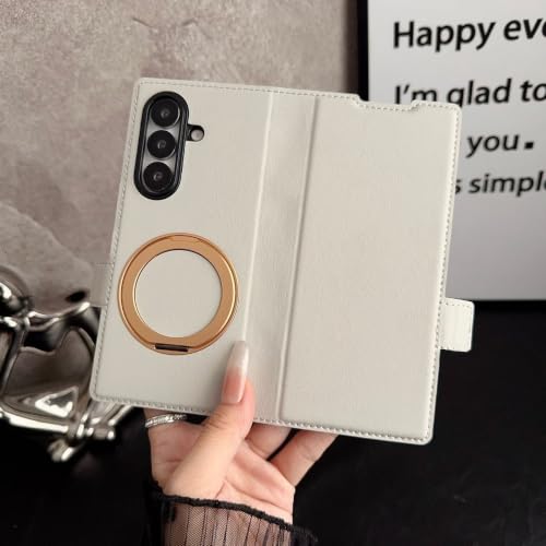 for Galaxy Z Fold6 �p �P�[�X �蒠�^ ���z�^ Magsafe�Ή� ��]�X�^���h �c�����Ή� ���U�[ �J�[�h�|�P�b�g�t�� �}�O�Z�[�t�Ή� �T���X�� �M�����N�V�[ Z fold#?? �P�[�X �J�[�h���[ �X�^���h�@�\ RFID�u���b�L���O 
