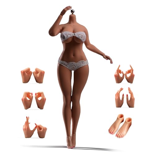 Corps super flexible sans couture 1/6 avec détails physiologiques réalistes